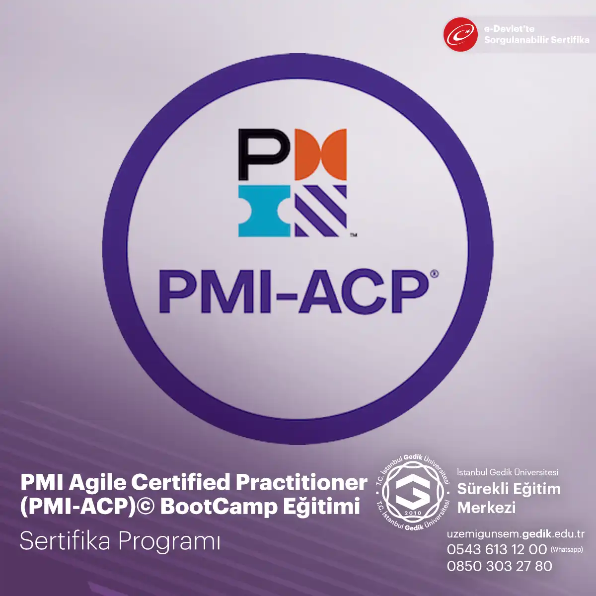 PMI Agile Certified Practitioner (PMI-ACP)© BootCamp Eğitimi 